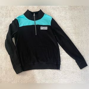 Women’s PINK Black & Blue Sweatshirt Size Large